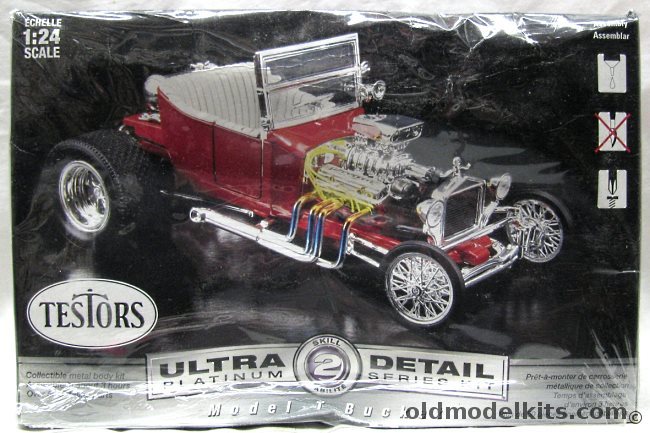 Testors 1/24 Ford Model T Bucket Custom Ultra Detail Series, 46045 plastic model kit